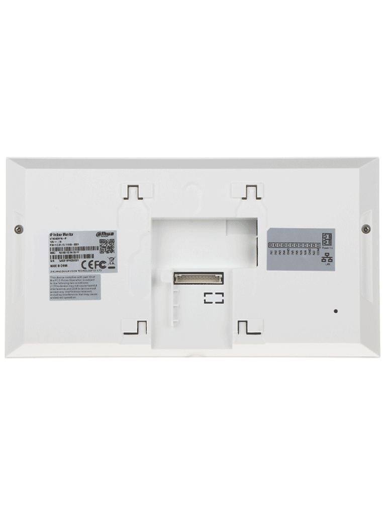 DAHUA KTP01L(S) - Kit de Videoportero IP con Frente de Calle Metálico Antivandálico y cámara de 2MP. Incluye monitor táctil de 7", ranura SD, control de puerta, E/S de alarmas, y switch PoE de 6 puertos, 36W. Ideal para seguridad avanzada/ - Image 3