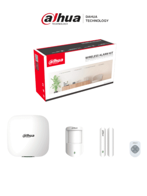 DAHUA DHI-ART-ARC3000H-03-W2 - Kit de Alarma Inalámbrico con Conexión Wifi y Ethernet / Monitoreo por APP / Incluye Panel WiFi Ethernet; Un Sensor de Movimiento; Un Contacto Magnético; Un Control Remoto/ AirShield