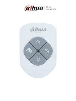 DAHUA DHI-ARA24-W2 - Control Remoto Tipo Llavero de 4 Botones / Armado - Desarmado - En Casa - Emergencia / Función de Salto de Frecuencia / Led Indicador de Estado Color Rojo o Verde / AirShield