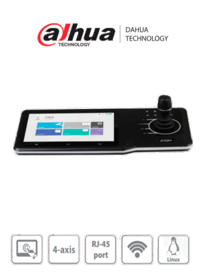 DAHUA NKB5000-F - Teclado Controlador de Red HD/ Control de PTZs, DVRs, NVRs e IPC/ 4 Salidas HDMI/ Soporta Función de Videowall/ Soporta Resolución 4k/ Onvif/ Teclado Inalámbrico/ Pantalla Tactil de 10 Pulgadas/ Wifi/ RS232/RS485/