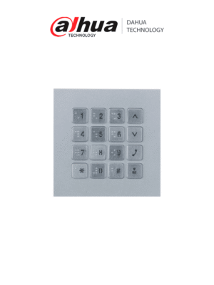 DAHUA VTO4202FMK- MODULO CON TECLADO NUMERICO ANTIVANDALICO/ CONEXION RS485/ COMPATIBLE CON VTO4202FP