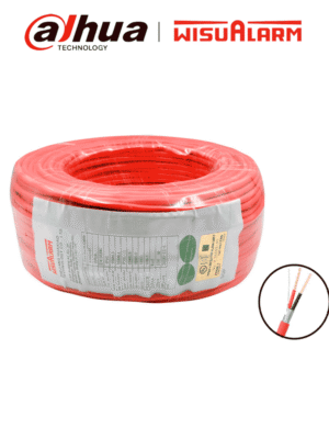 DAHUA WISUALARM 2X18AWG - Bobina de 305 Metros de Cable Blindado para Alarma de Incendio/ 2x18A AWG/ Listado UL/ retardante de flama UL105°C/ 2 Hilos Calibre 18/ Grado Ignífugo VW-1/