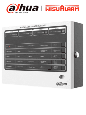 DAHUA WISUALARM HY-C102-4 -Panel de Alarma Contra Incendios/ Convencional de 4 Zonas/ Hasta 32 Detectores por Zona/ 4 Contactos Secos/ Interfaz RS-485/ Ethernet/ Cumple Norma EN54-2,EN54-4/ IP30/Alimentación 90 V CA a 270 V CA