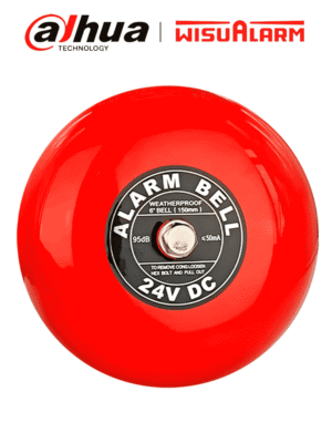DAHUA WISUALARM DHI-HY-C152 - Campana de Alarma de incendio ofrece una instalación fácil, fabricada en aluminio resistente, emitiendo un sonido potente y claro para una respuesta rápida en situaciones de emergencia,