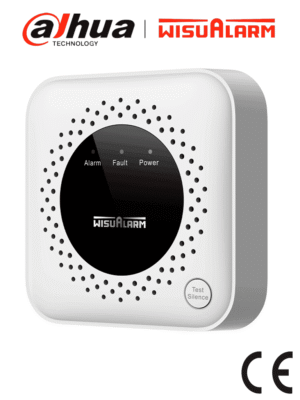 DAHUA WISUALARM DHI-HY-GB40A -Detector de gas propano (C₃H₈) autónomo, sensor de gas catalítico, salida de relevador, salida de válvula, detección de temperatura ambiente, alarma de 70 dB, LED indicadores, certificación CE,