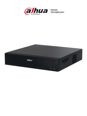 DAHUA DHI-NVR5864-EI - NVR 64 Canales IP 4K, WizSense, 2U, 8 Bahías HDD, H.265+, Hasta 384 Mbps, 2 Canales de Reconocimiento Facial, SMD Plus, AcuPick, Metadatos, Soporte para Cámaras con IA, ANPR y Conteo de Personas.