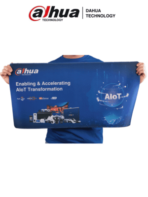 DAHUA MATPRO038 - Mouse Pad Largo Color Azul/ con Logo Dahua/ Promocional