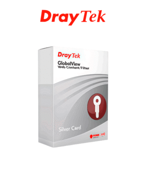 DRAYTEK SILVERCARD - Licencia de filtrado de contenido web, compatible con Vigor 300B, 2960, 3220, IPPBX3510, 3900, 3910, 2962, 5510, 3912, válida por 12 meses