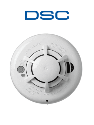 DSC PG9936 - Detector de humo y calor inalámbrico con tecnología Power G compatible con NEO, PRO, Qolsys e IoTga