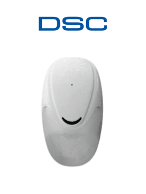 DSC LC202 - Sensor de movimiento PIR infrarrojo pasivo con sensor de rotura de cristales y golpes