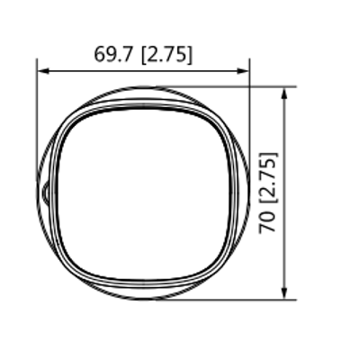 DAHUA HAC-HFW1200CN-A - Cámara Bullet 1080p/ Micrófono Integrado/ Lente de 2.8mm/ 30 Mts de Ir/ IP67/ Policarbonato/ CVI/CVBS/AHD/TVI/ BLC/HLC/DWDR - Image 3