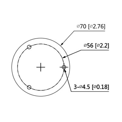 DAHUA HAC-HFW1200CN-A - Cámara Bullet 1080p/ Micrófono Integrado/ Lente de 2.8mm/ 30 Mts de Ir/ IP67/ Policarbonato/ CVI/CVBS/AHD/TVI/ BLC/HLC/DWDR - Image 4