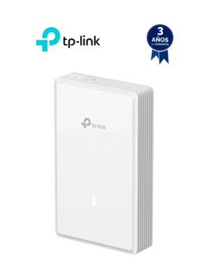 TP-LINK EAP725-Wall- Punto de acceso Wi-Fi 7 para montaje en techo BE5000, doble banda (4324 Mbps en 5 GHz + 688 Mbps en 2,4 GHz) , 1 puerto 2,5 GbE, Funciones avanzadas, Gestión centralizada, Mesh y Seamless Roaming