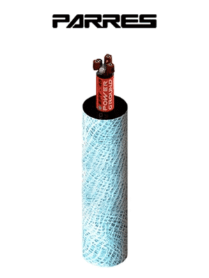 PARRES EPT-PG45 ELECTRODO DE PUESTA A TIERRA POWER GROUND 45 / Electrodo prefabricado con filtro RLC capacidad de filtrado desde 100 KHz hasta GHz / Dimensiones: 4" x 50 cm (grafito)/SOBRE PEDIDO /