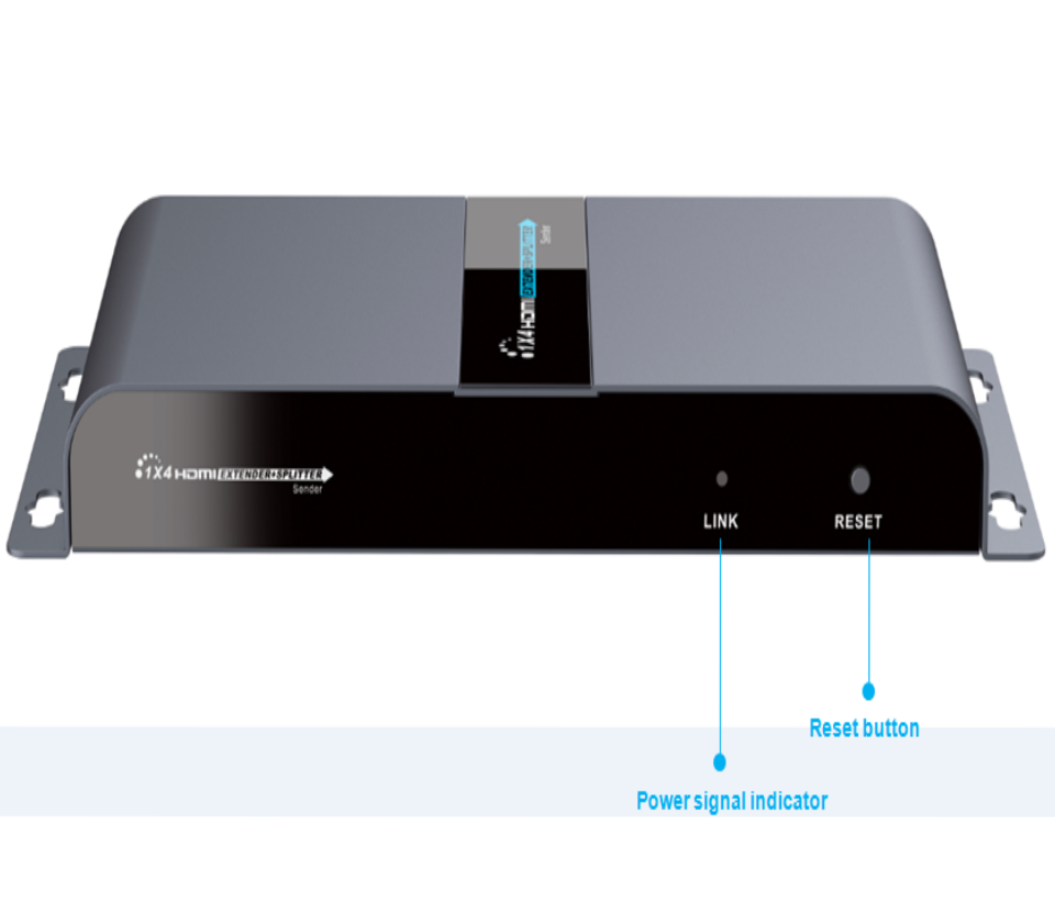 SAXXON LKV714PRO- Kit Extensor HDMI de 4 Puertos/ Resolución 1080p/ Hasta 40 metros/ Cat 6/ 6A/ 7/ Loop HDMI/ Transmisor IR/ Plug and play - Image 2