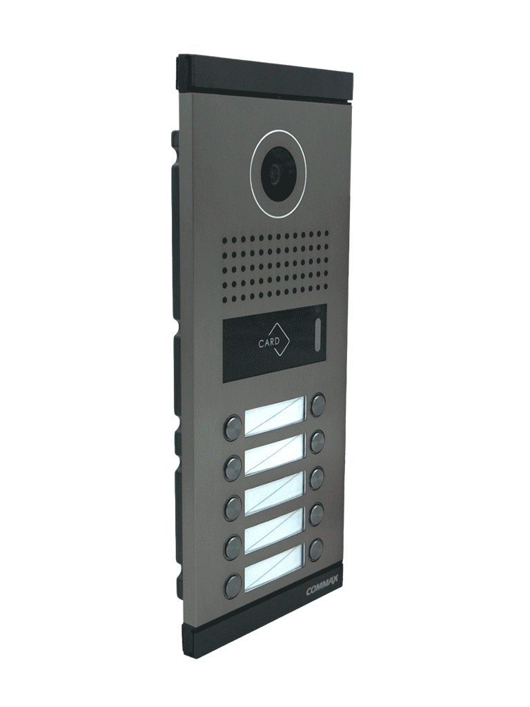 COMMAX DRC10MLRF1 - Frente de Calle Departamental para 10 Monitores con Conexión Directa de 4 Hilos y Apertura con Tarjeta Mifare o Monitor - Image 2