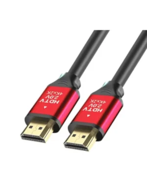 SAXXON HDMI-30 - Cable HDMI de 3 metros de alta velocidad / Versión 2.0 / Resolución 4K / Canal de retorno de audio (ARC) / Video 3D / Blindado para reducir interferencias / Chapado en oro / Alta resistencia y durabilidad.
