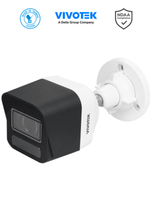 VIVOTEK IB9380-HTV-V2 - Cámara IP bullet exterior 5 MP, lente varifocal 2.7-13.5mm, Smart IR 30m, WDR Pro, IA Smart Search, Microfono integrado, Ciberseguridad Trend Micro IP66, IK10, NDAA, ONVIF