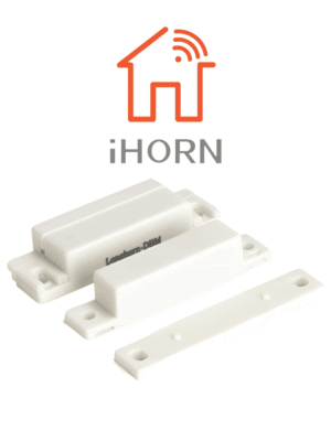 IHORN HO03 - Contacto Magnético Alámbrico / Compatible Con DSC / RISCO / IHORN / Salida NC