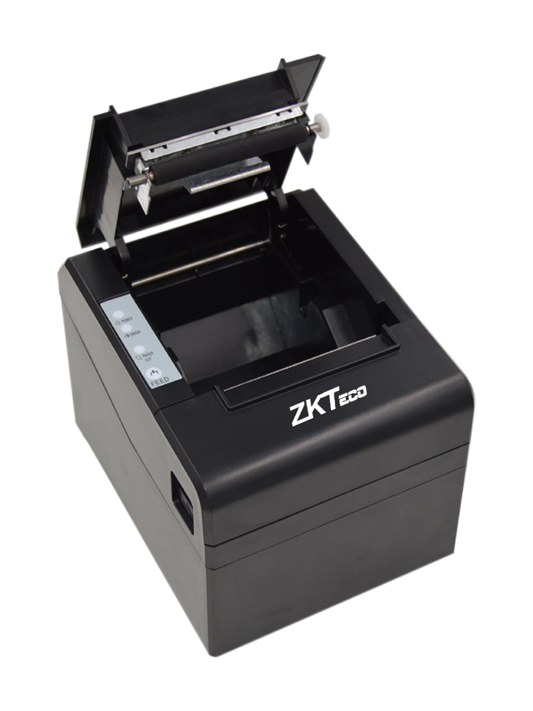 ZKTECO ZKP8001 - Impresora Térmica de 80 mm para Control de Asistencia y Emisión de Tickets, Voltaje de 24V y Conexiones USB, RS232 y RJ11 - Image 2