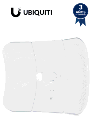 UBIQUITI LITEBEAM AC LBE-5AC-LR - Radio Airmax AC GEN2 5.8GHz para exteriores con antena integrada de 26 dBi, potencia de 25 dBm y rendimiento de hasta 450 Mbps.
