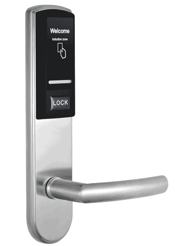 ZKTECO LH3000R - Cerradura Derecha para Hotel con Tecnología Mifare 13.56 MHz, Compatible con Puertas de 40 a 55 mm de Grosor, 2 Pestillos de Seguridad, Fabricada en Acero Inoxidable, Capacidad de Registro de 224 Eventos - Image 6