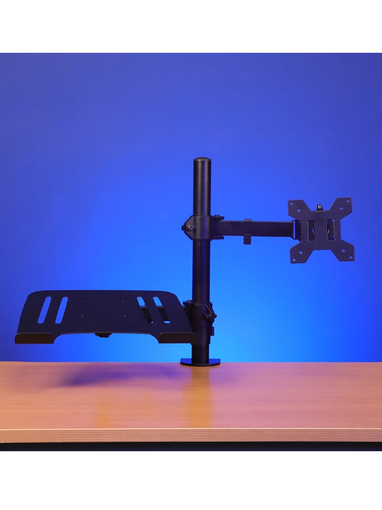 TCE LMG25NB - Soporte de Escritorio Combinado para Monitor de 13" a 32" y Laptop de 10 a 17" , Carga Máxima Monitor 8Kg , Ajuste de Inclinación y Rotación - Image 3
