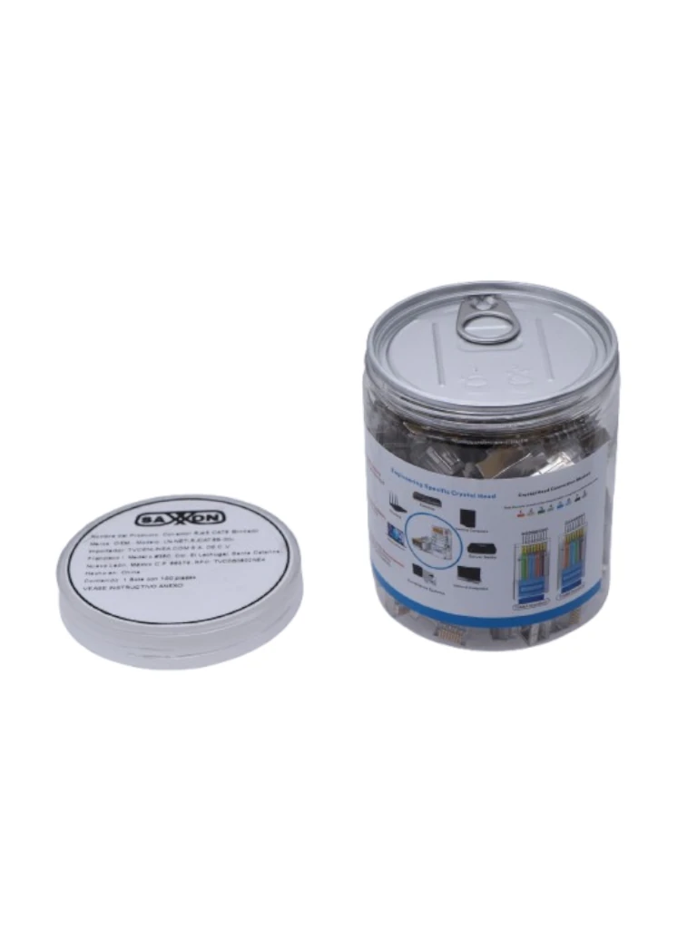 TCE LN-NET-RJCAT6B-30u - Plug Modular RJ45 Cat6 Blindado, Chapado en Oro 30 Micras, Alta Velocidad, Conector 8P8C para Redes Ethernet y Cableado Estructurado - Image 2