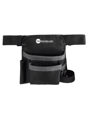 TVC - Porta Herramienta Graditi Negro / 5 Compartimentos / Porta Martillo / Cinturón Ajustable