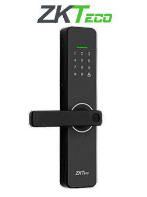 ZKTECO ML100 - Cerradura inteligente bidireccional con sensor de huella digital / Codigos aleatorios con app / 300 usuarios / WiFi / Compatible con ZSmart