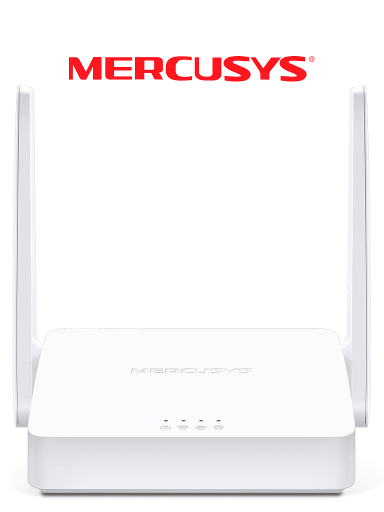 MERCUSYS MW302R - Router inalámbrico N de 2.4 GHz con velocidad de 300 Mbps, 1 puerto WAN 10/100 Mbps, 2 puertos LAN 10/100 Mbps y 2 antenas de 5 dBi. Compatible con IPv6 e IPTV.