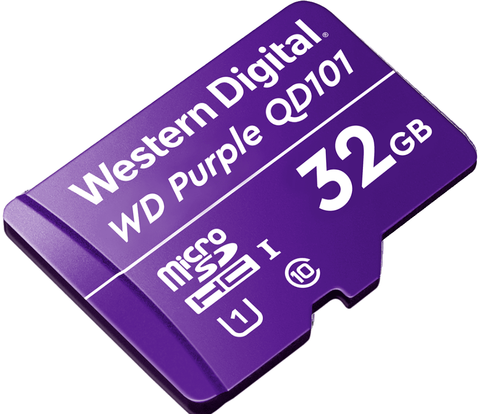 WESTERN WDD032G1P0C- Memoria de 32GB Micro SDHC/ Linea Purple/ Clase 10 U1/ Lectura 50MB/ Escritura 40MB/ Especializada para Videovigilancia - Image 3