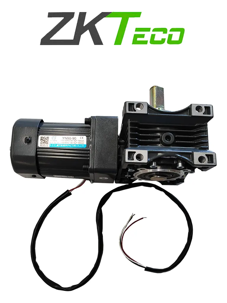 ZKTECO - REFACCION - Motor para Barrera CMP200 / CMP200 Motor Reducer / X00301094 / Y90—90 120W 110V 50/60HZ Reduction ratio 40:1