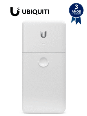 UBIQUITI N-SW - Switch Nano Gigabit PoE para exteriores con 1 puerto PoE pasivo de entrada y 3 puertos PoE pasivos para salida.