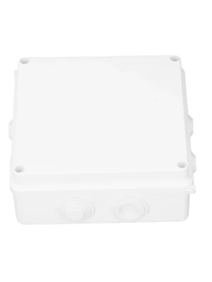 SAXXON PB150 - Caja de conexiones con 8 entradas / PVC libre de halógenos / Compatible con cámaras Bullet / Domo / Dimensiones 150 x 150 x 70 mm (Ancho x Alto x Fondo) / IP55