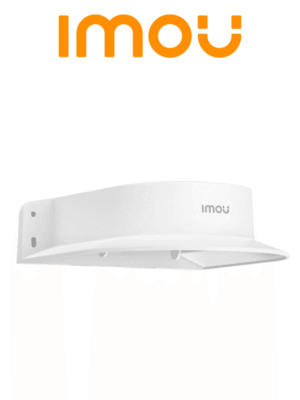 PFB-RC Soporte de protección contra la lluvia para cámaras IMOU - Series Ranger (Mini, Pro, Dual, 2C). fácil de instalar y admite instalaciones tanto en pared como en poste.