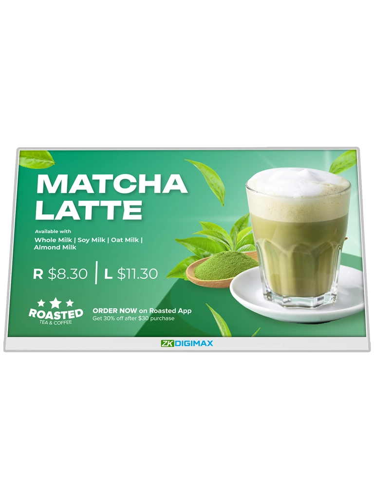 ZKDIGIMAX DG03A1D24 – Pantalla LCD de 24" para Mostrador o Escritorio, Resolución Full HD, Android 11, Brillo de 500 nits, Vida útil de 30,000 h, Ideal para Publicidad Digital - Image 6