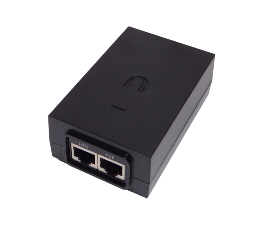 UBIQUITI POE-24-12W-G - Inyector PoE pasivo Gigabit para equipos Ubiquiti de 24 VDC, 0.5A y función de reinicio remoto. - Image 2