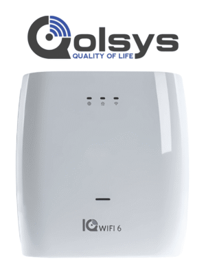 QOLSYS IQ WIFI 6 - Router WiFi compatible con paneles Qolsys IQ4 y Hub, Dual 2.4 GHZ / 5 GHZ