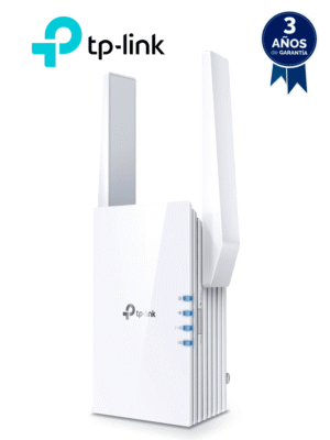 TP-LINK - RE705X / Extensor de Rango Wi-Fi 6 AX3000 / Hasta 2400Mbps / Cubre hasta 140 Metros Cuadrados y 30 Dispositivos / Compatibles EasyMesh