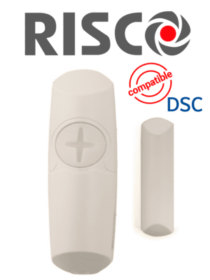 RISCO RK601SM0000C-SHOCKTEC PLUS Sensor De Impacto Digital Con Contacto Magnético / Cableado Convencional / Grado 3 / Compatible con las Marcas DSC-BOSCH-(MULTITRANSMITER)