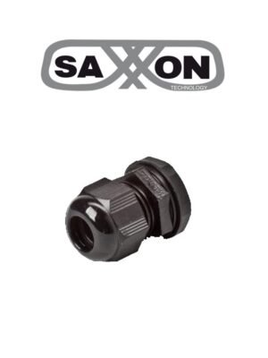 SAXXON ACGBK - Glandula para protección de patchord de F.O. /Para protección de Cables de red y energía en gabinetes y barreras / Cableado en gabinetes / Color negro