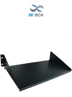 SBETECH SBE-CT1910 - Charola para rack fija medidas 10" (25.4 cm) de profundidad x 19" (48.26 cm) de ancho, 2 Ur