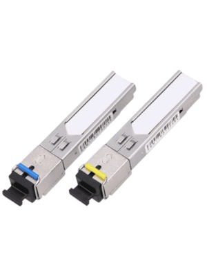 TCE - SFP-GE-LX-1310/1550nm SC - Par de transceptor fibra óptica SFP monomodo / TX1310/RX1550nm / Bidireccional / DDM / Conector SC simple / mini-Gbic / Velocidad 1.25Gbps / Hasta 20 KM de conexión