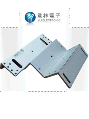 YLI MBK500NZL - Soporte tipo ZL para Cerradura Magnética YM500N y YM500NLED