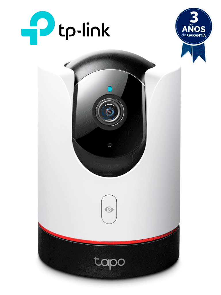 TP-LINK TAPO C225 - Cámara WiFi inteligente con movimiento horizontal y vertical , audio bidireccional , seguimiento inteligente (Autotracking) , Starlight , Modo privado (Bloqueo de lente) , Compatible con Alexa y Google Home.