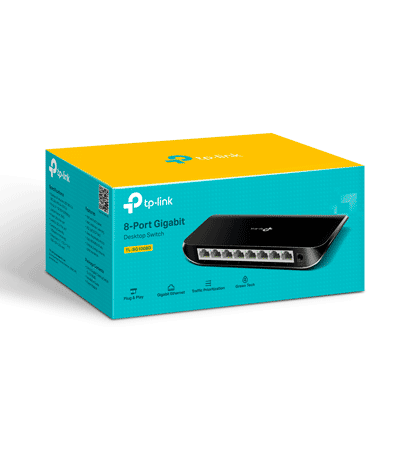 TP-LINK TL-SG1008D - Switch de escritorio 8 puertos 10/100/1000 Mbps - Image 6