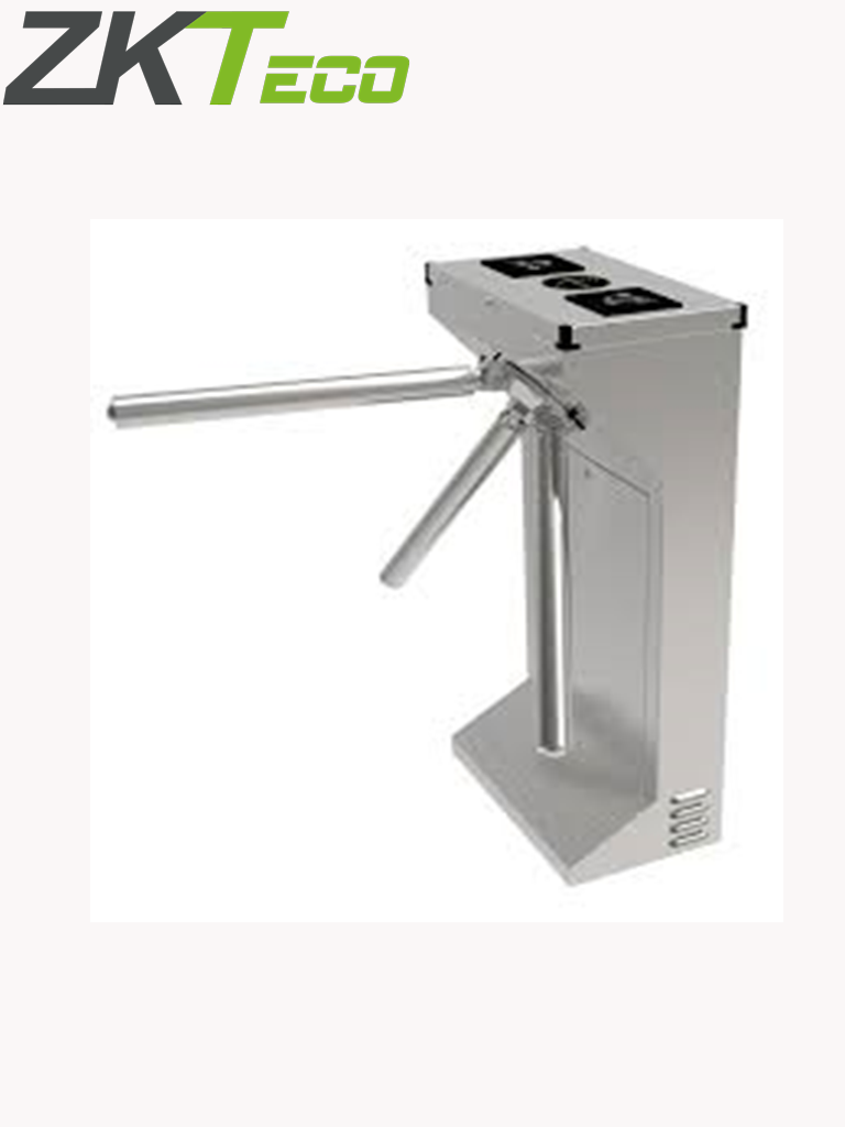 ZKTECO TS1000D - Torniquete Bidireccional / Acero SUS304 / 110V / 25 a 30 x Min / Carril 50 cm / Exterior Protegido / 1 millón de Ciclos / No cuenta con Lectores y Panel / Compatible Rostro, Palma, Huella, Tarjeta, QR - Image 2