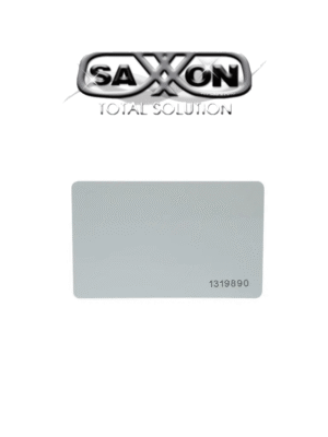 SAXXON SAXTHF01- TAG o Tarjeta De PVC UHF pasivo / Compatible con Lectoras SAXR2656 & SAXR2657 / EPC GEN2 / Folio Impreso