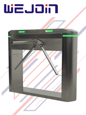 WEJOIN WJTS212 - Torniquete Automático Industrial Servo Motor 3M Ciclos Bidireccional Alto Flujo Acero Inoxidable LED Sin Contacto Exterior Protegido Compatible con Cualquier Control de Acceso